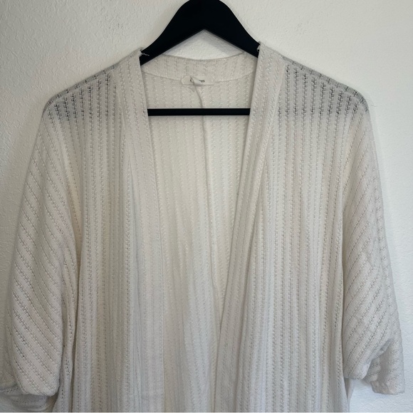 Maurice’s White Sheer Cover-Up – Women’s Size 0 - Picture 2 of 6